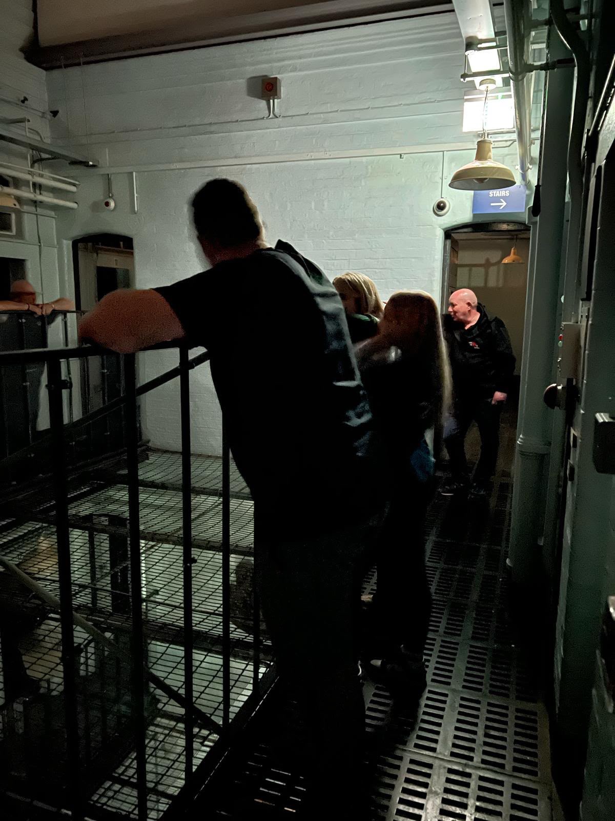 Guests taking part in a ghost hunting event